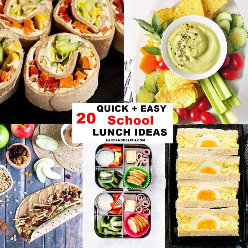 54 Best School Lunch Ideas - Easy School Lunch Ideas