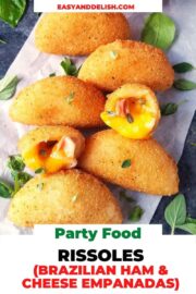 close up of rissoles