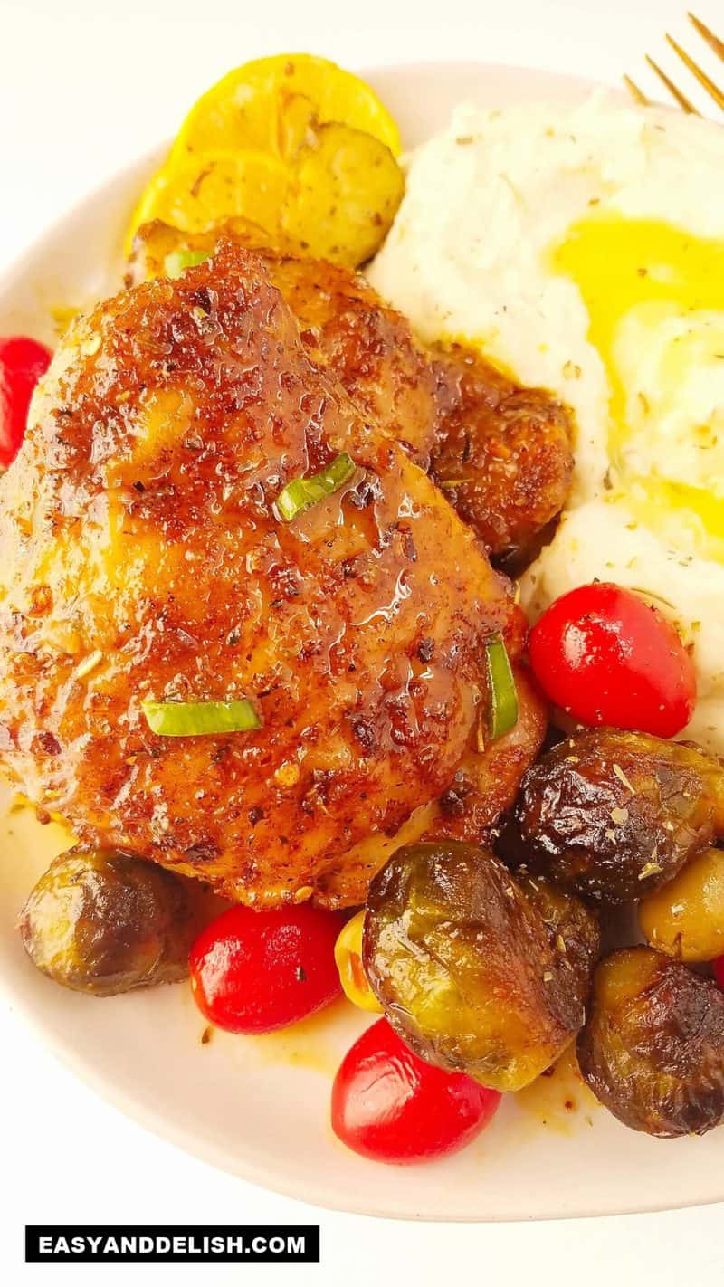 How to Bake Chicken Thighs (and How Long) - Easy and Delish