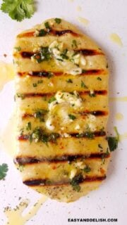 close up of easy naan