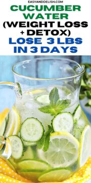 a pitcher of cucumber water -- pinterest