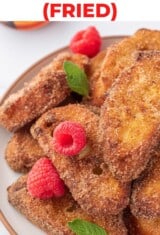 close up of rabanadas (Brazilian french toast)