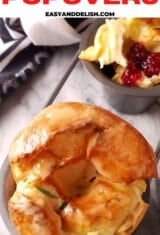 close up popovers in a tin