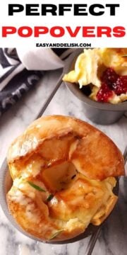 close up popovers in a tin
