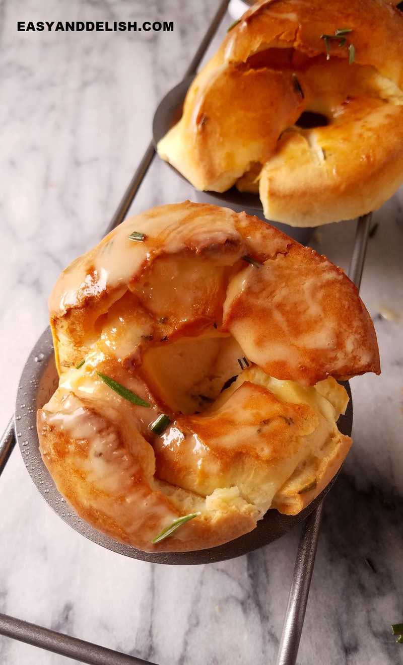 close up popover in a tin
