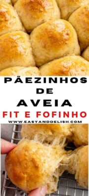 foto colagem mostrando paezinhos de aveia fit