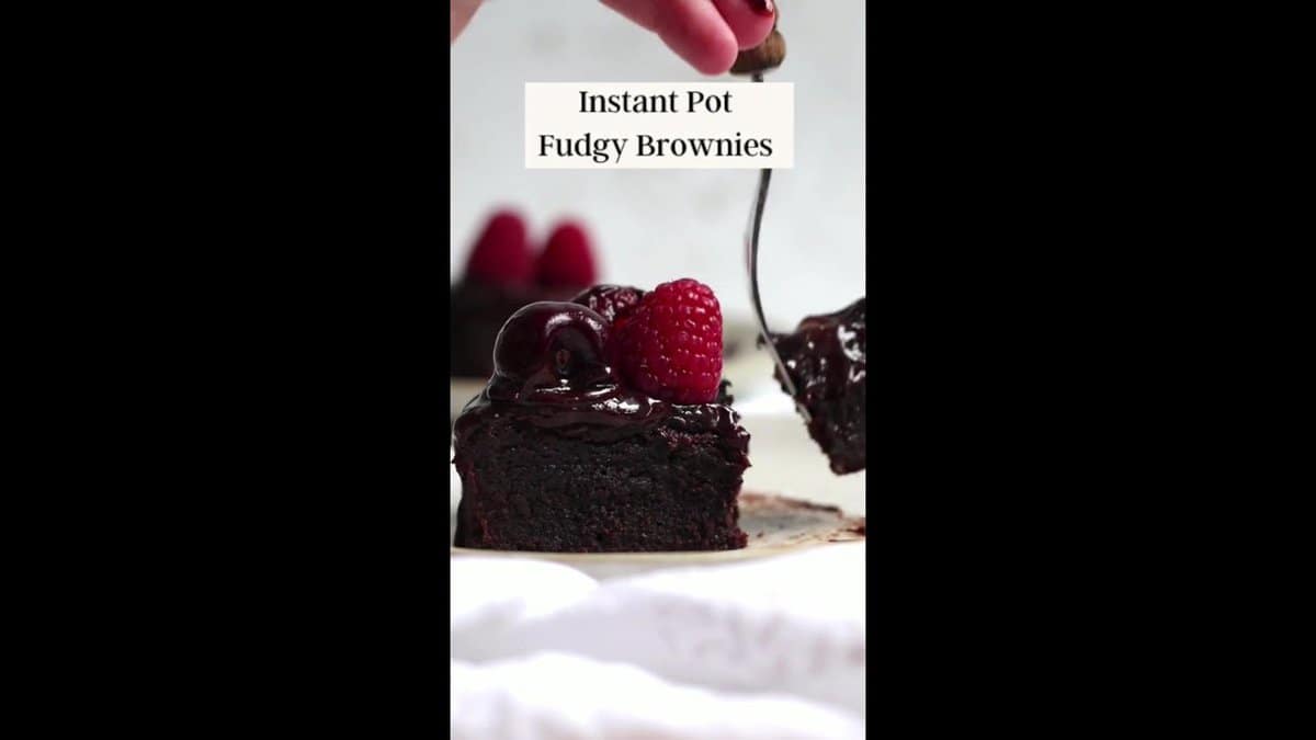 Instant Pot Brownies - Easy and Delish, image size:1200x675