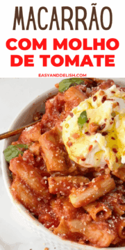 close up de macarrão ao molho de tomate low carb