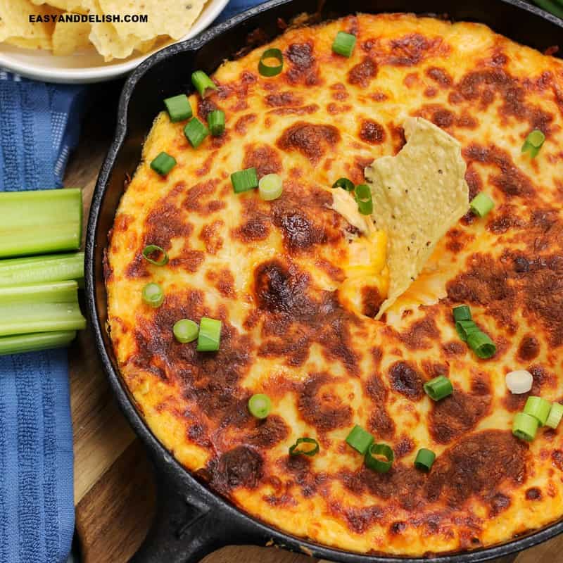 Keto Buffalo Chicken Dip - Easy And Delish