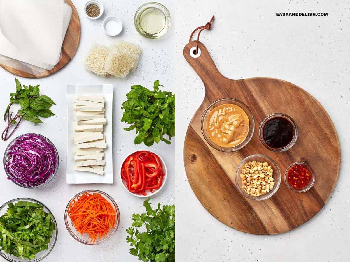 A table topped with different types of food on a plate