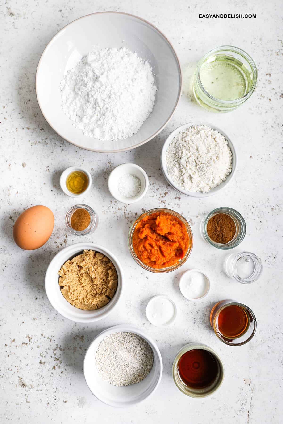 ingredients on a table