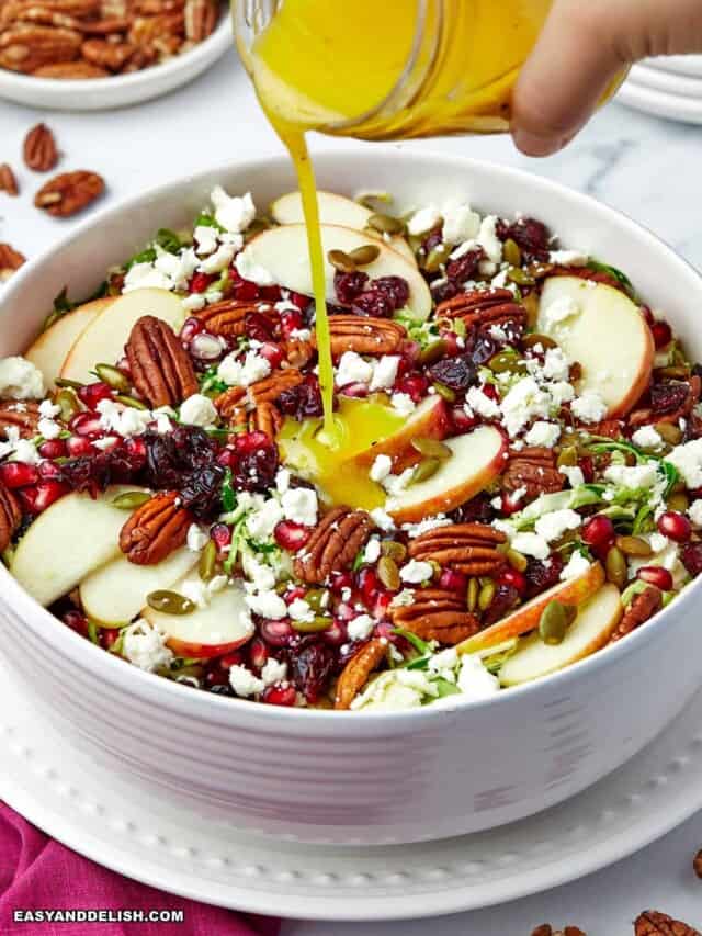 SHAVED BRUSSEL SPROUTS SALAD ONE OF THE BEST CHRISTMAS SALAD RECIPES
