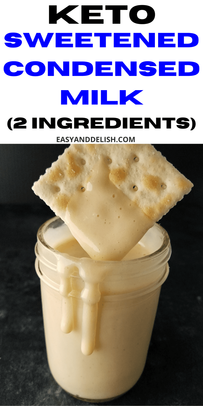 Keto Condensed Milk (SugarFree) Easy and Delish