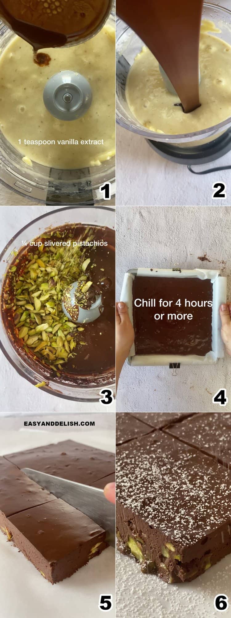 step by step recipe instructions.