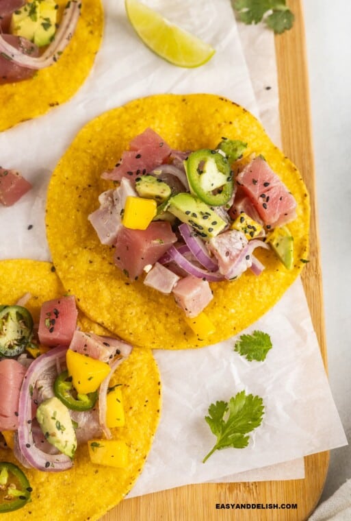 Tuna Ceviche Easy and Delish