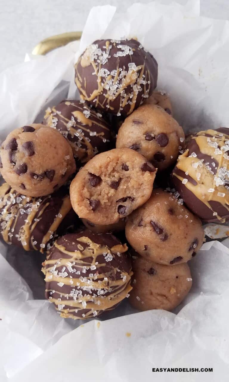 Cookie Dough Protein Balls Easy and Delish