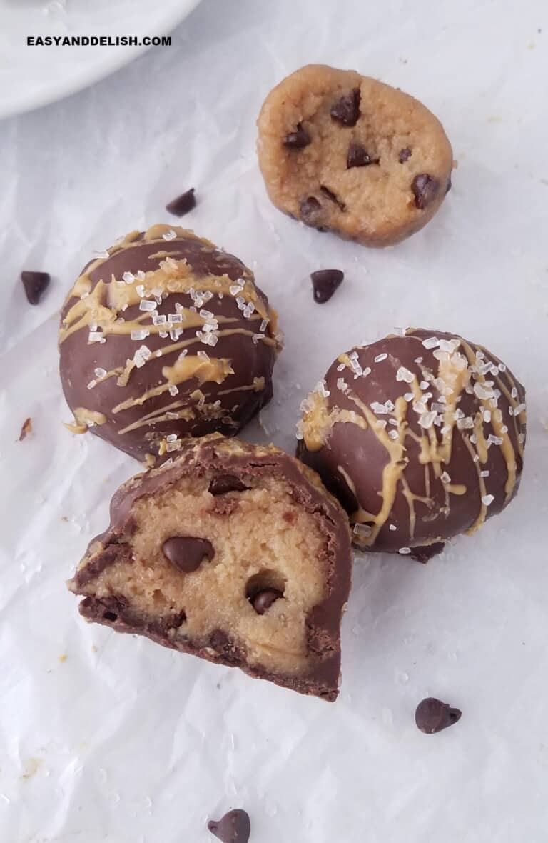 Cookie Dough Protein Balls Easy and Delish