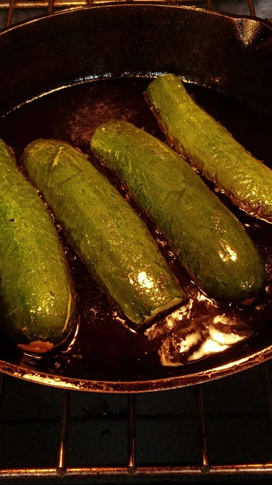 Roasting summer vegetable in the oven.