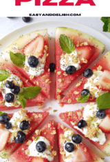 pin showing watermelon pizza.
