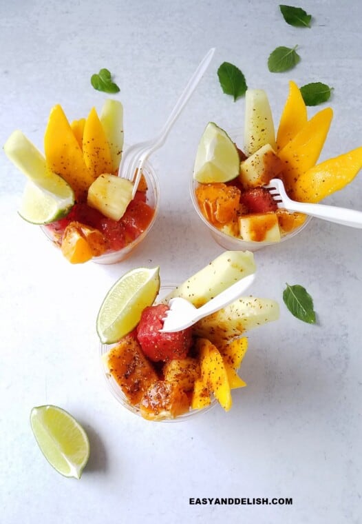 Mexican Fruit Cups Easy and Delish