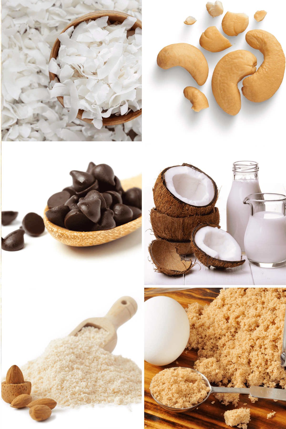 image collage showing recipe ingredients.