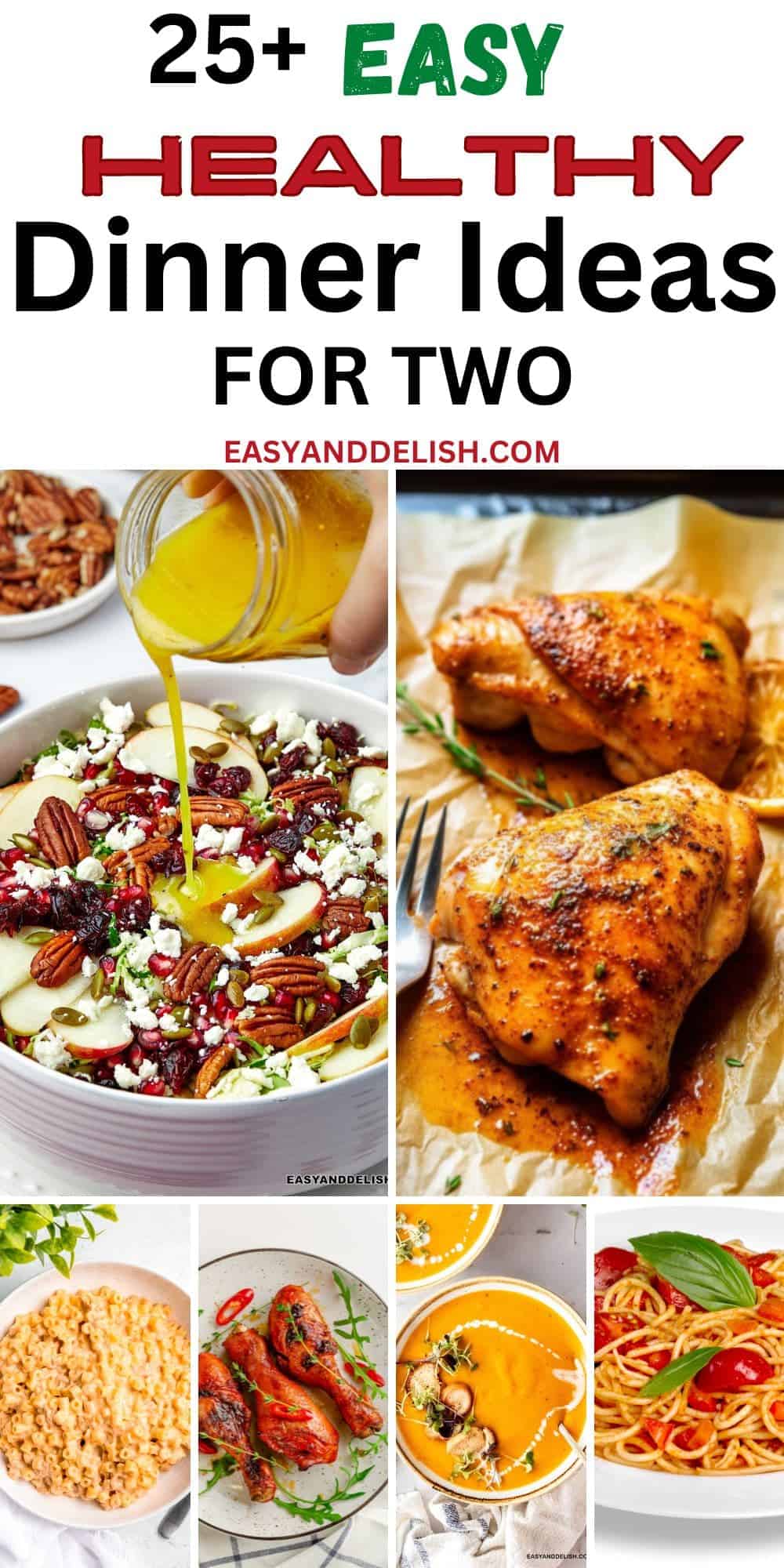 25+ Easy Healthy Dinner Recipes for Two - Easy and Delish
