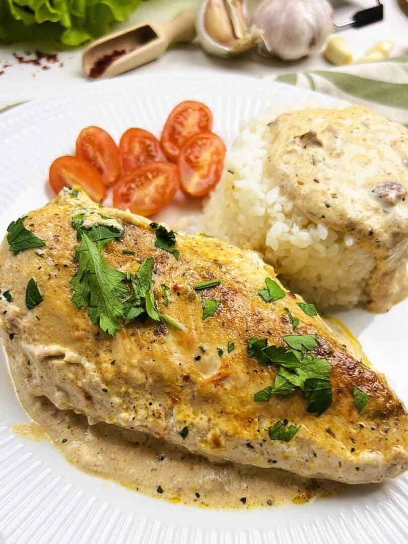 Marry Me Chicken Plated Dish Completed
