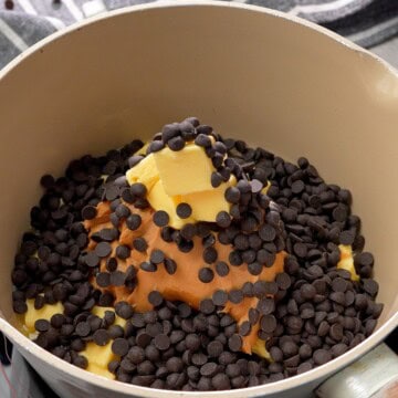 Added chocolate chips to the mixture.