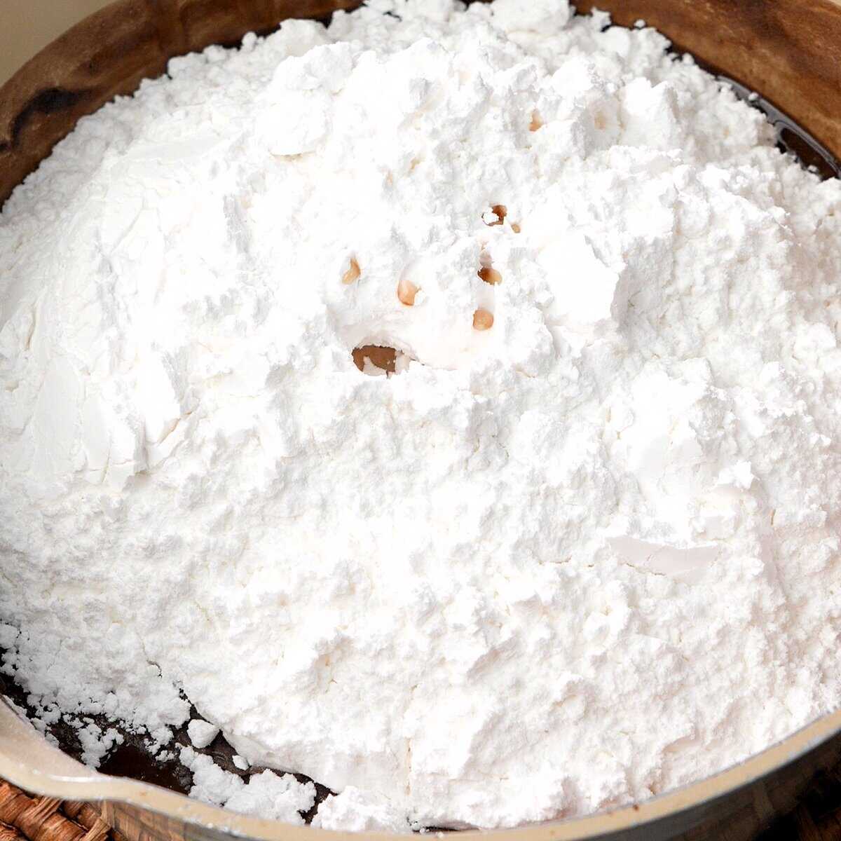 Adding Vanilla extract to the mixture