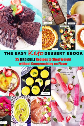 Easy Keto Dessert ebook with 25 recipes